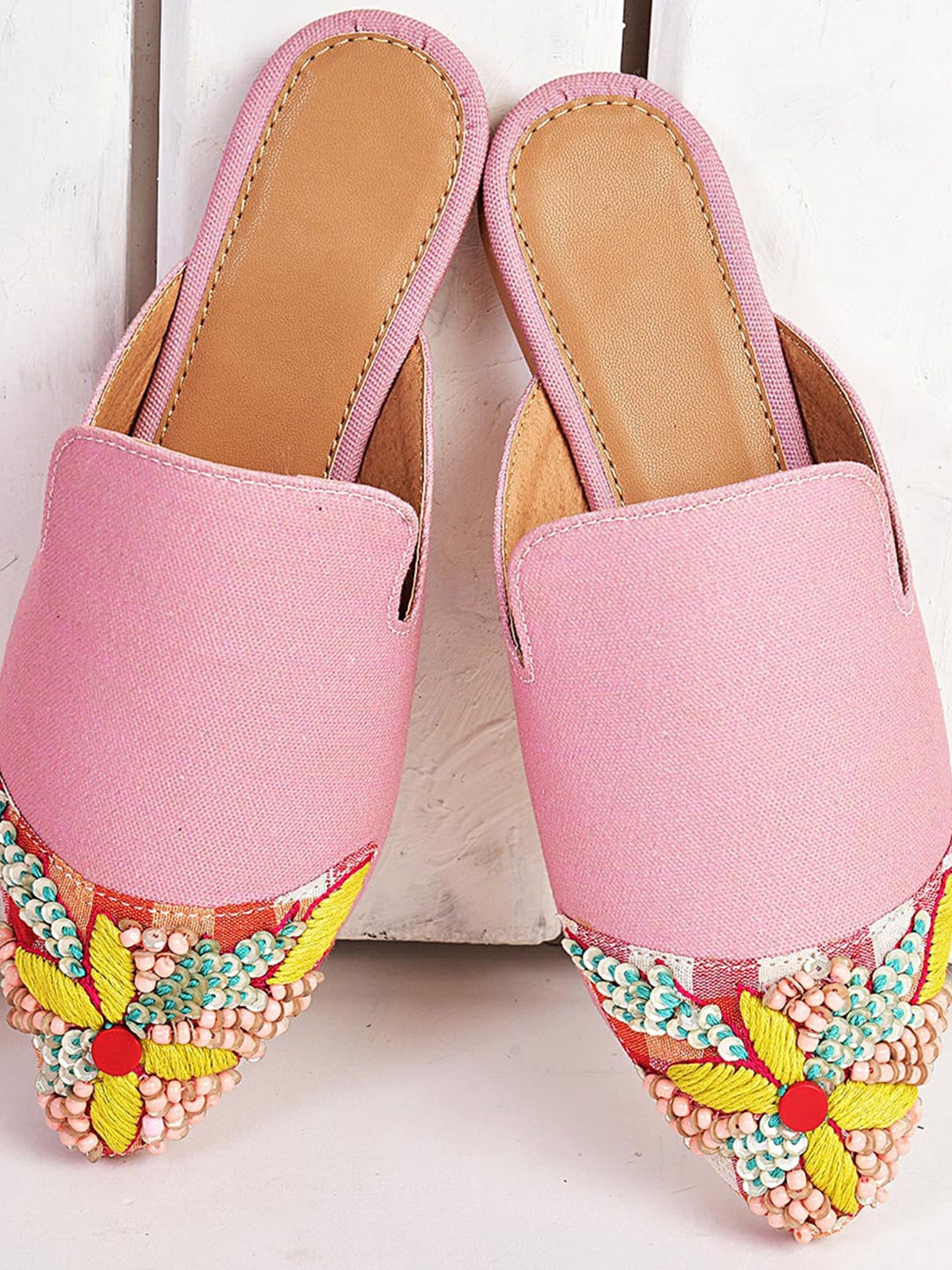 

STREETSTYLESTORE Women Pink Mules