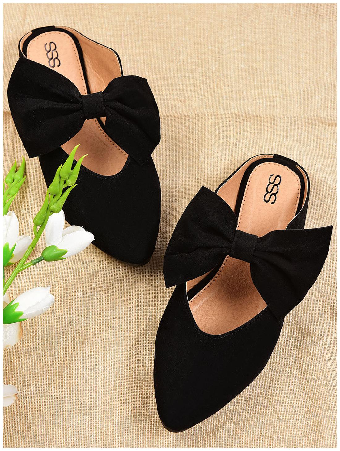 

STREETSTYLESTORE Women Black Mules