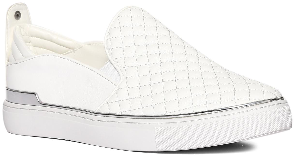 

Stride Women White Slip-On Shoes