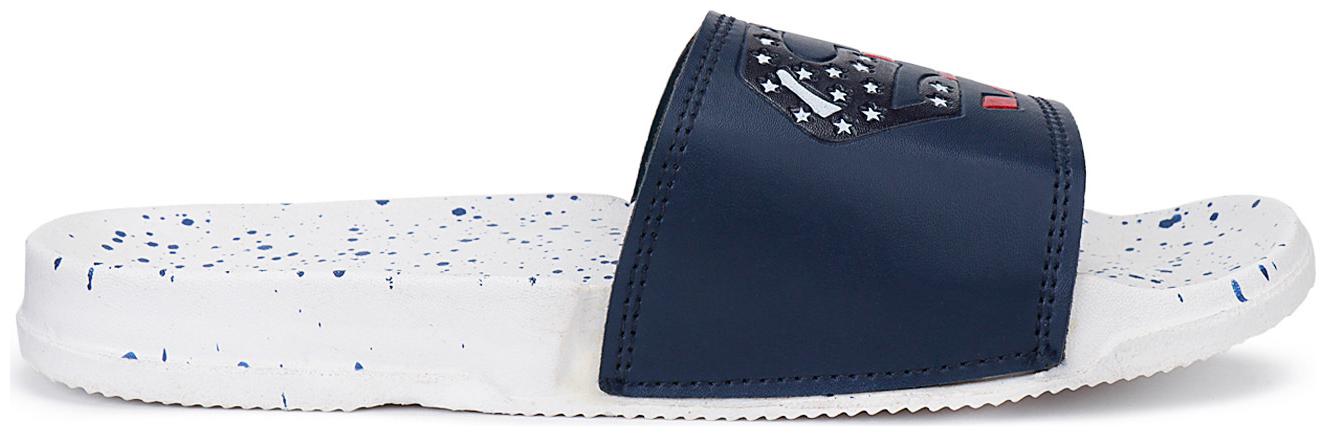 

Style Height Men White Sliders - 1 Pair