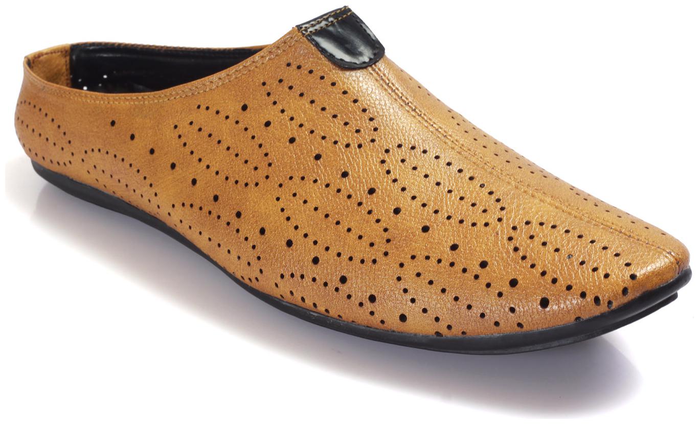 

Style men s casual teek tan synthetic leather high quality good looking wateproof in rain with smart laser shoes