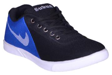 

Sukun Black Lace Up Casual Shoes