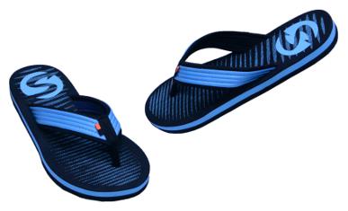 

Sukun Black Blue Flip Flop