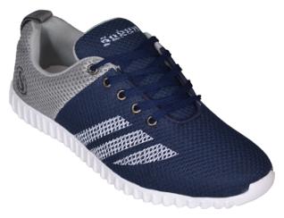 

Sukun Navy Blue Lace Up Casual Shoes