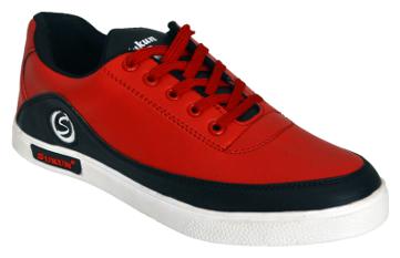 

Sukun Red Black Casual Dashing Shoes