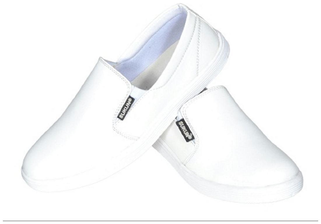 

Sukun White Slip On Sneakers
