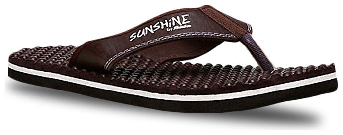 

Sunshine Mens Brown Slippers Flip-Flops