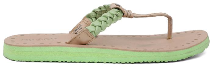 

Sunshine Women Green T-Strap Flats