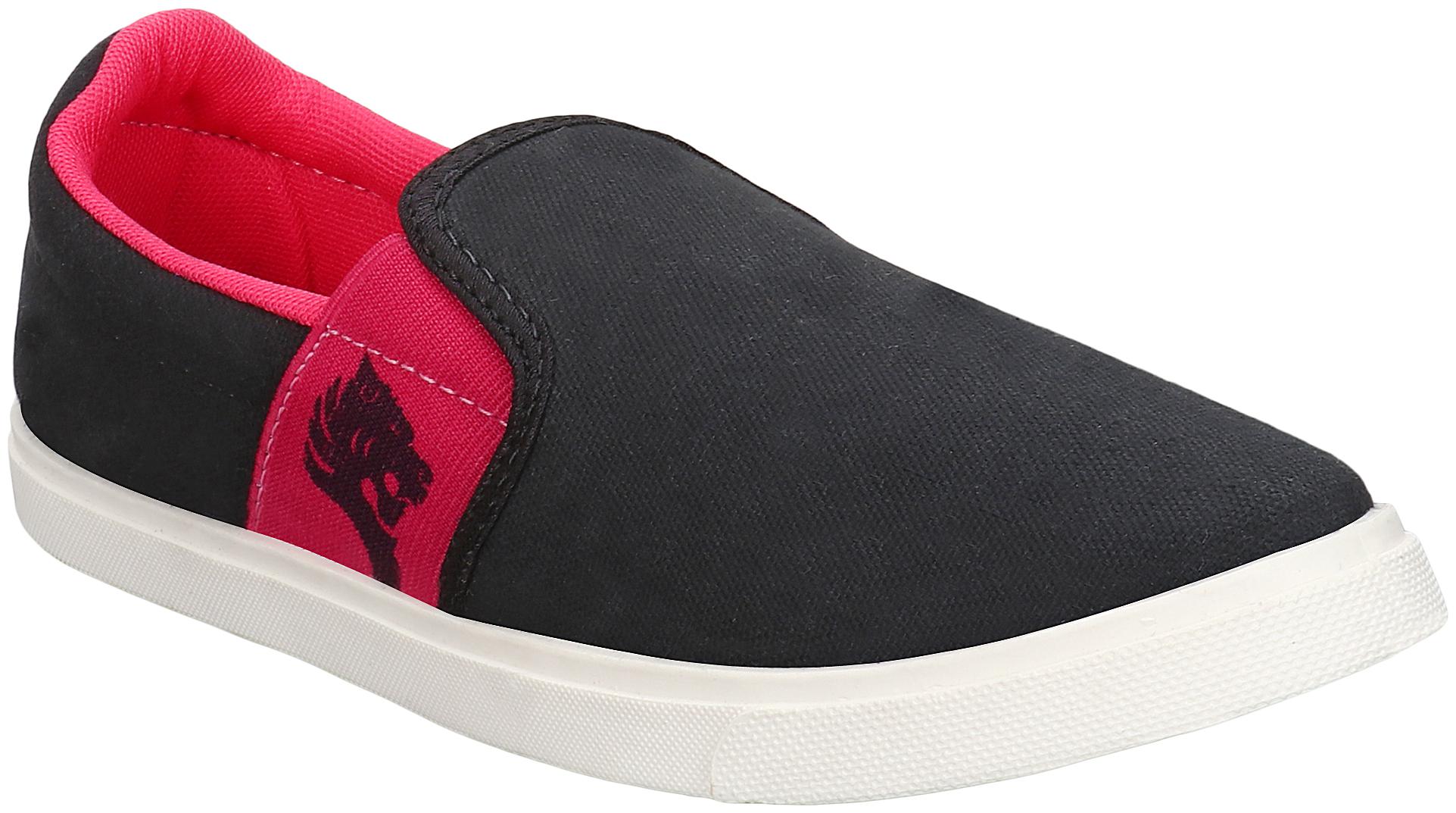 

Super Matteress Women Black Slip-On Shoes