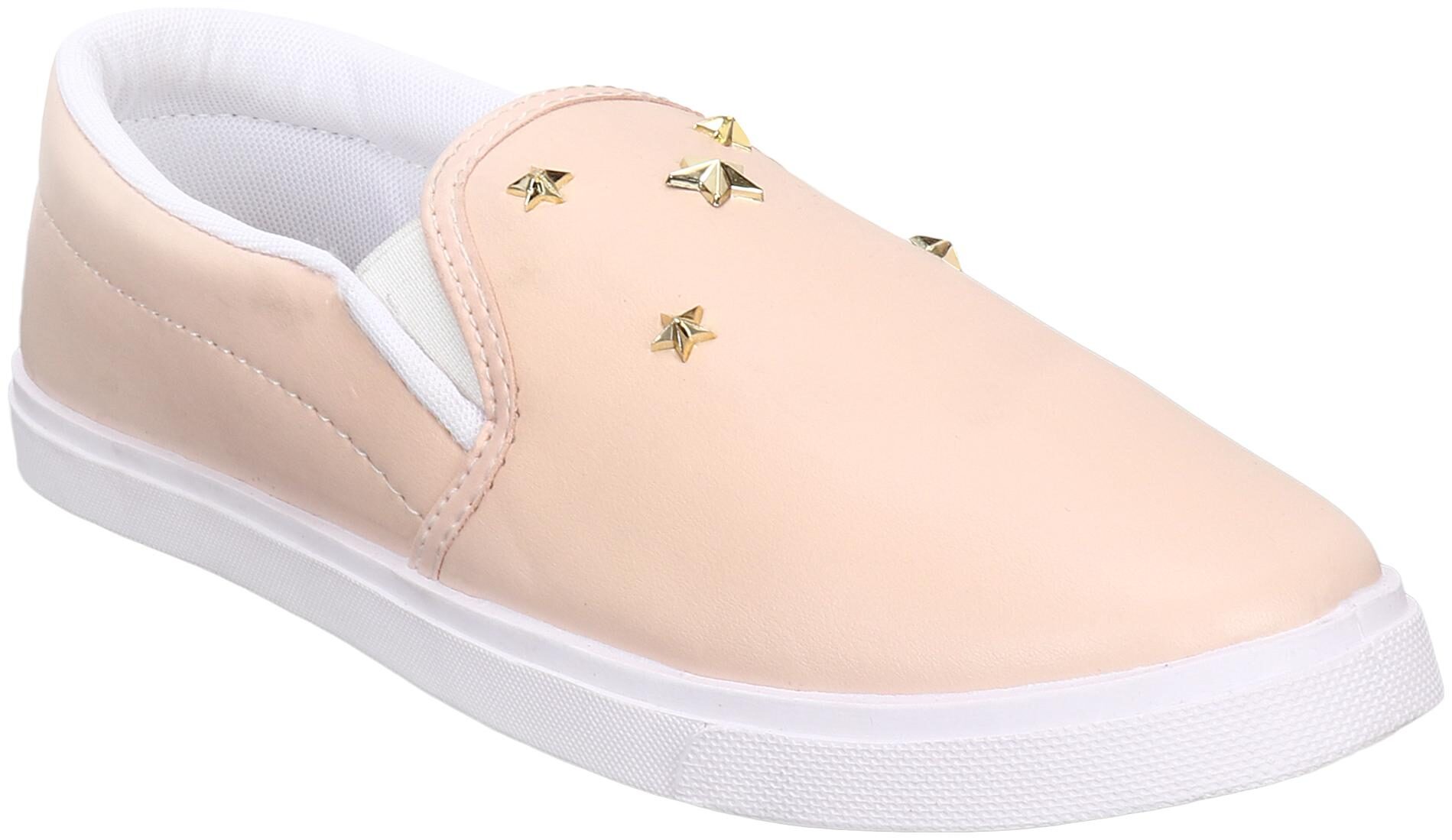 

Super Matteress Women Tan Slip-On Shoes