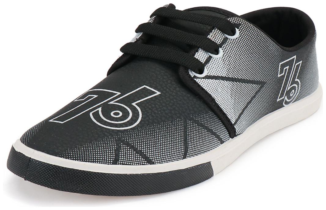 

Super Matteress Men Black Sneakers