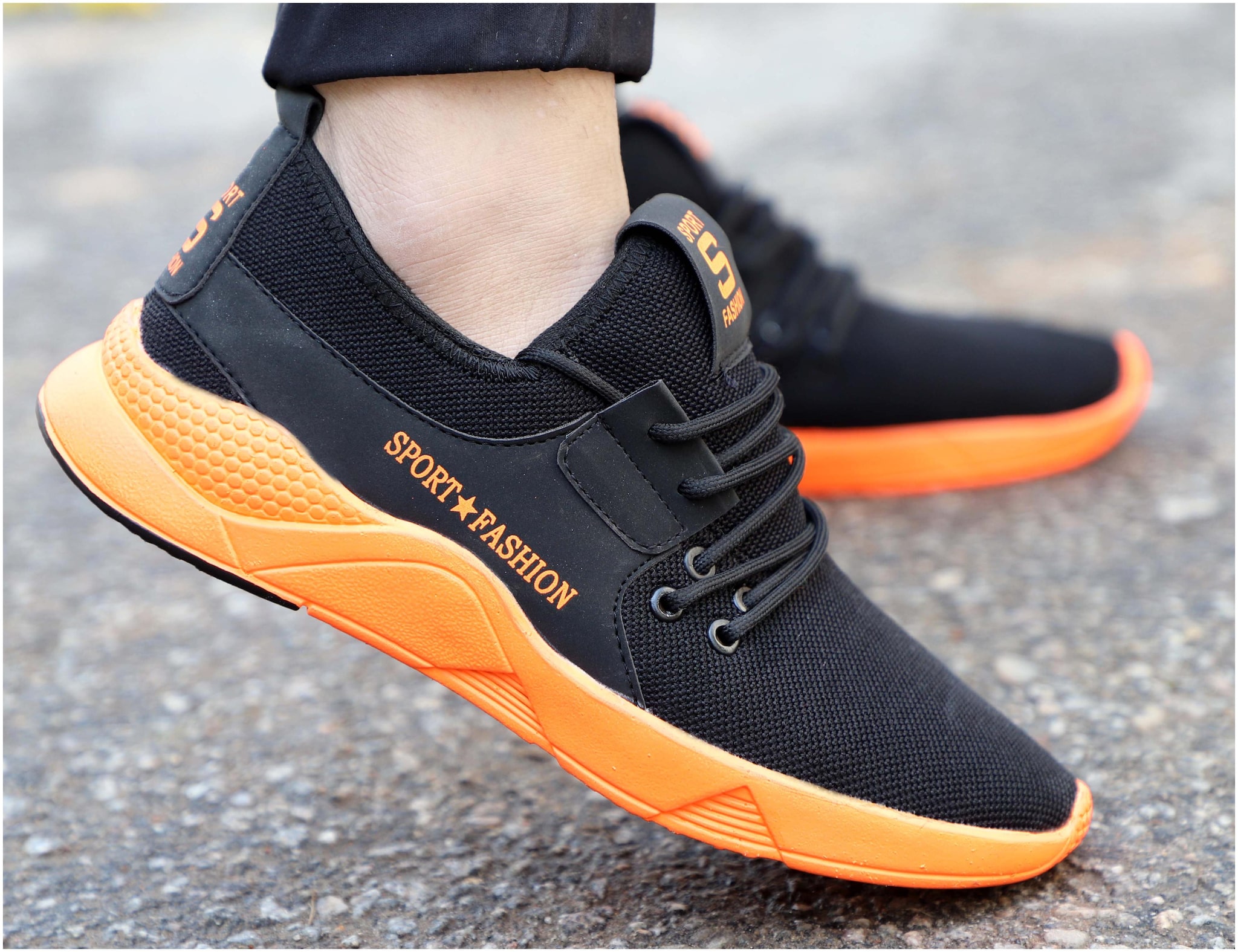 

Suson Men Running Shoes ( Orange )