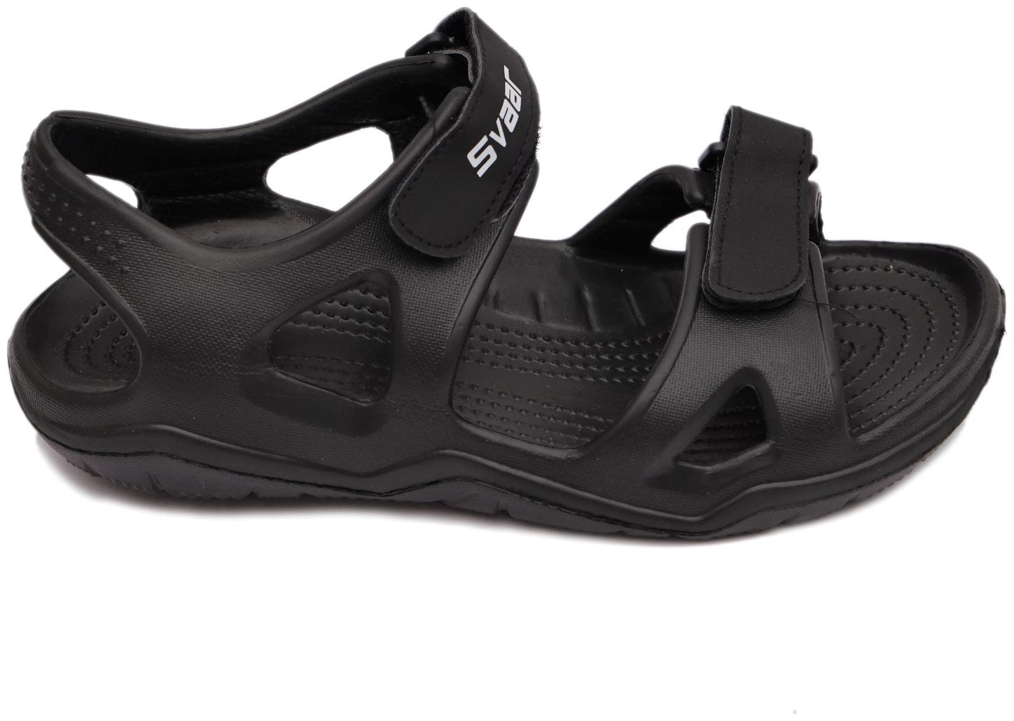 

SVAAR Men Black Floaters