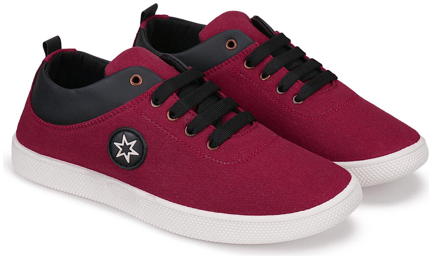 

Swiggy Maroon-3140 Men White Classic Sneakers - Orifwsh-3140