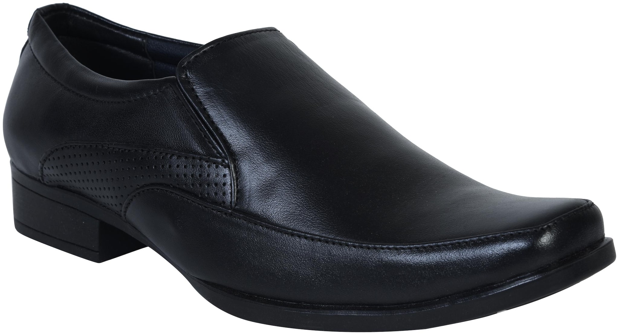 

Tanny Shoes Men Black Slip-On Formal Shoes