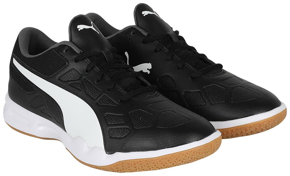 

Puma Men Tenaz Badminton Squash Shoes (Black) (Non Marking)