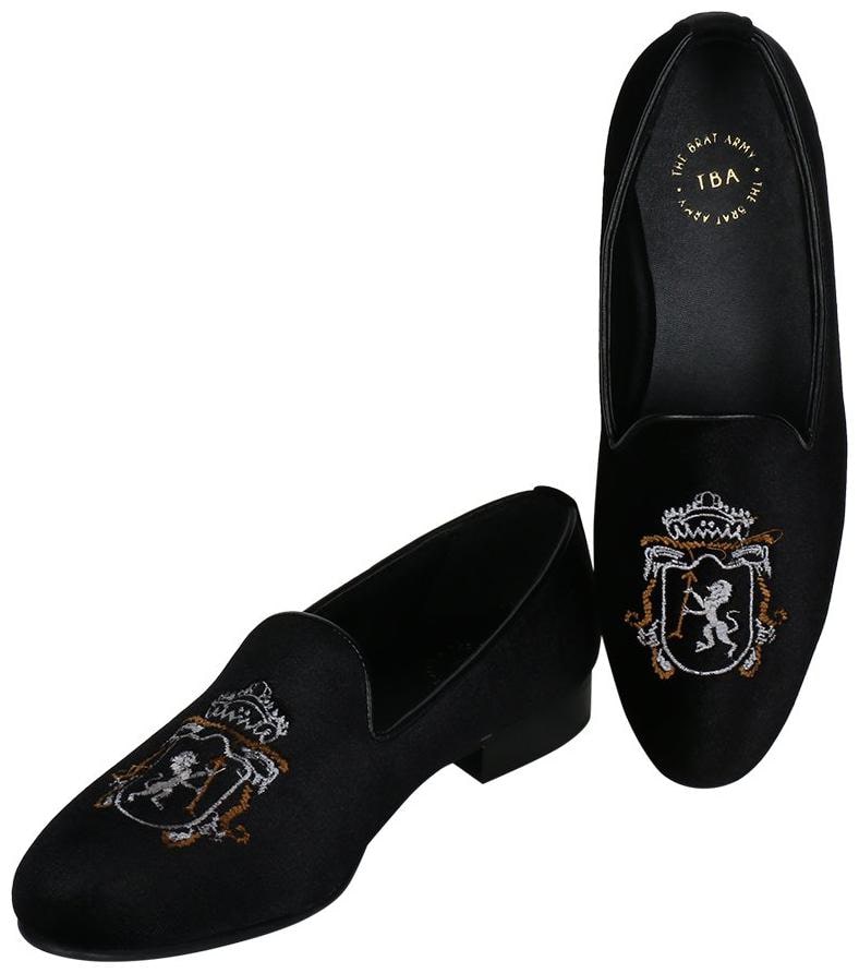 

THE BRAT ARMY Men Black Loafers - SCHULL BLACK 10