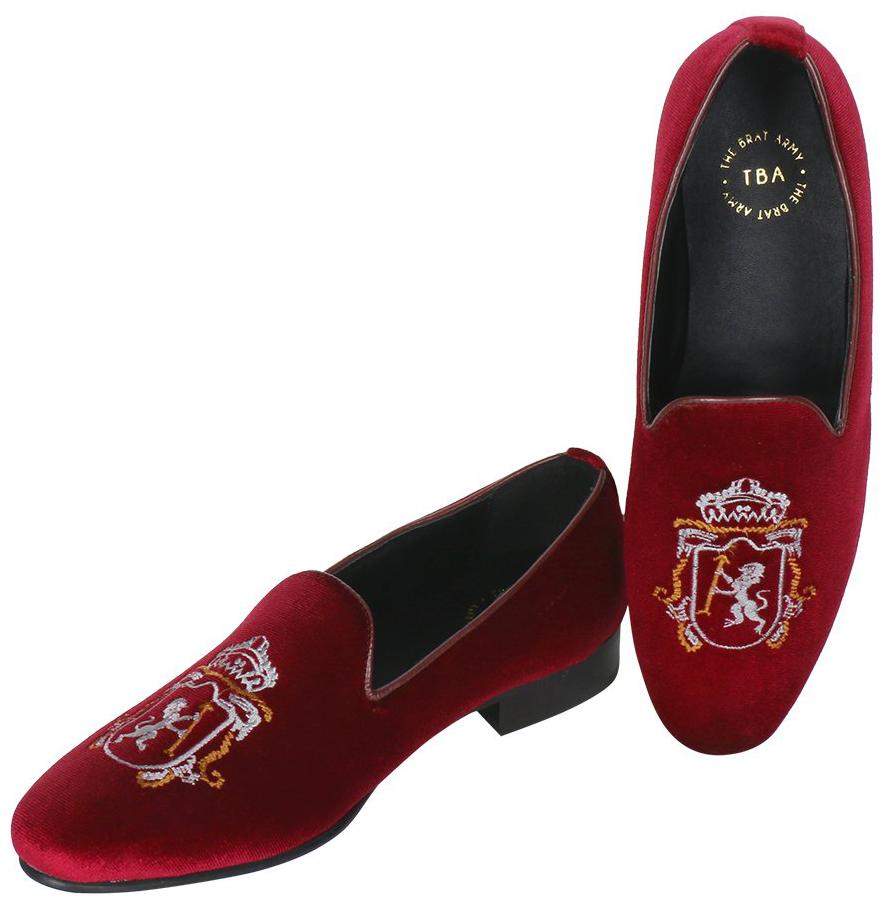 

THE BRAT ARMY Men Maroon Loafers - SCHULL MAROON 9
