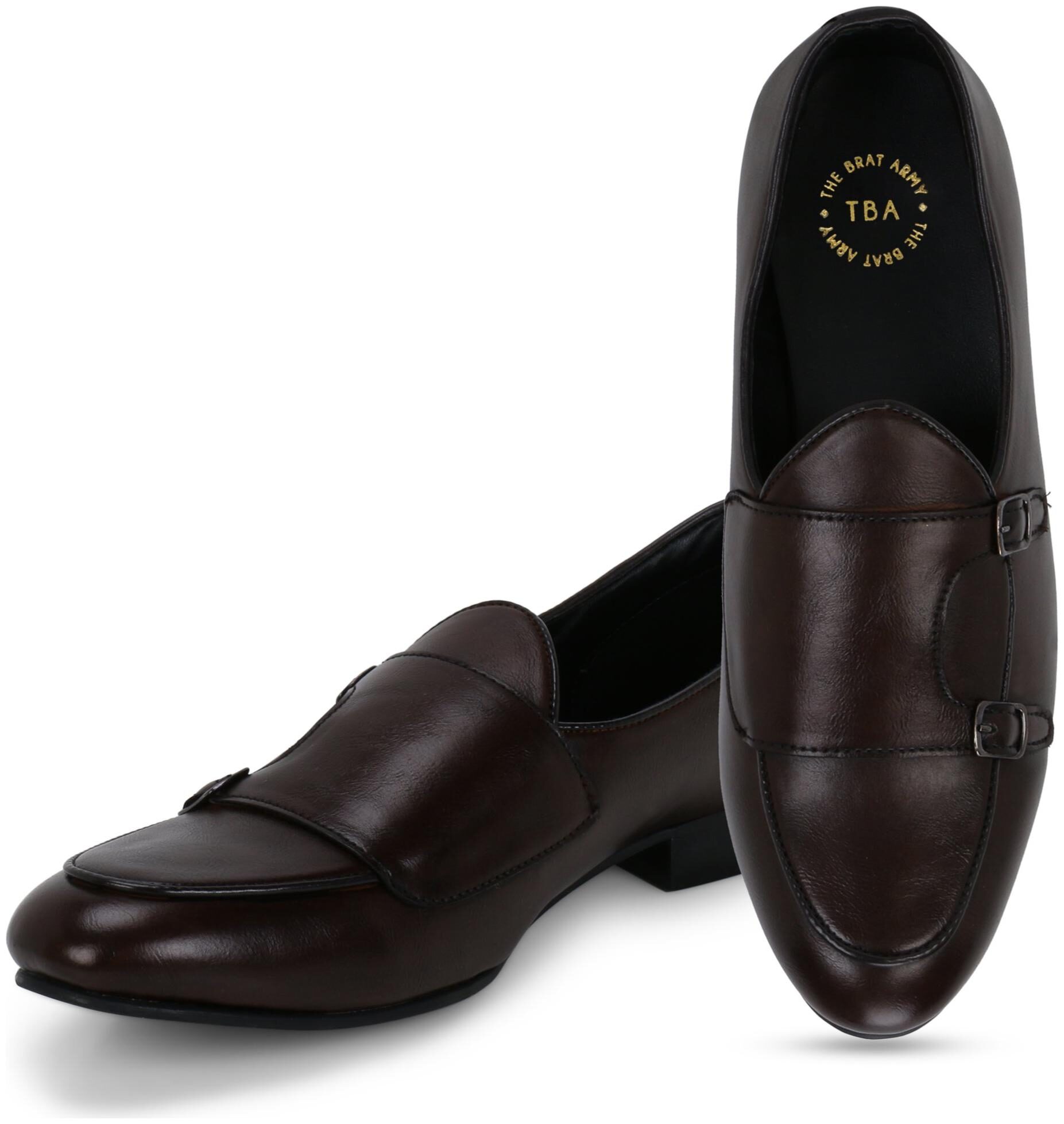 

THE BRAT ARMY Men Brown Loafers - BELLO BROWN 11
