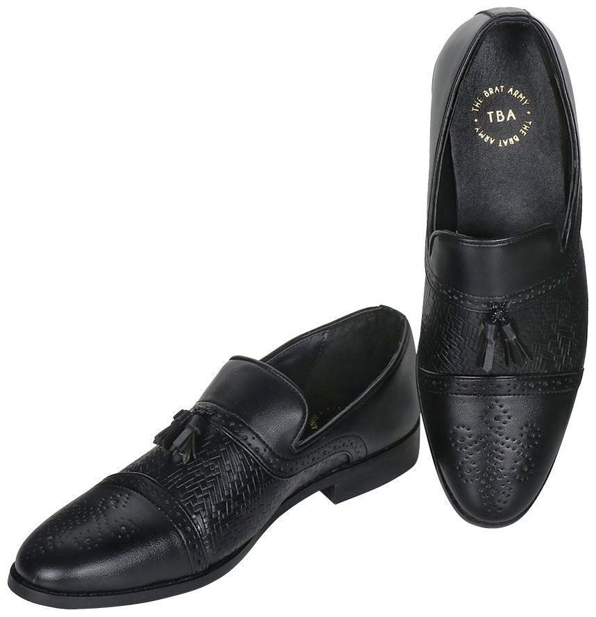 

THE BRAT ARMY Men Black Loafers - ASHFORD BLACK 7