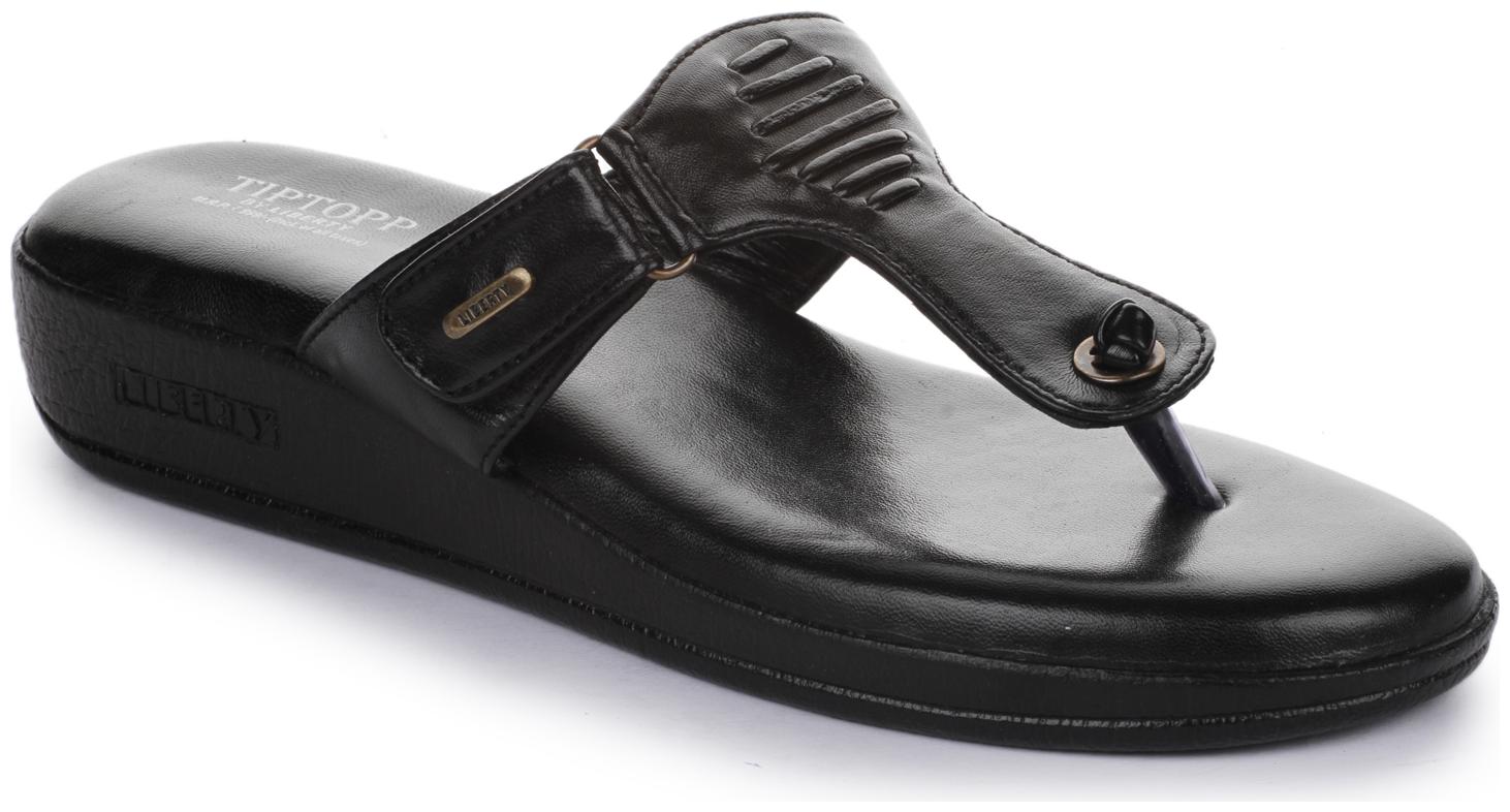 

Liberty Women Black T-Strap Flats