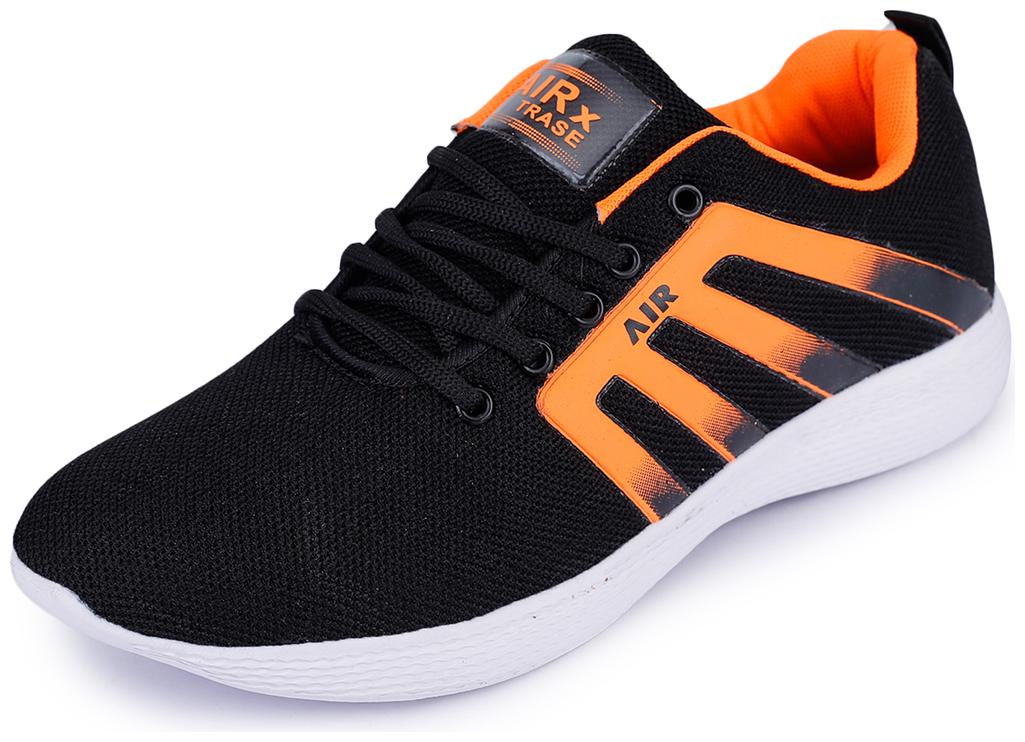 

Trase Men Running Shoes ( Black Orange )