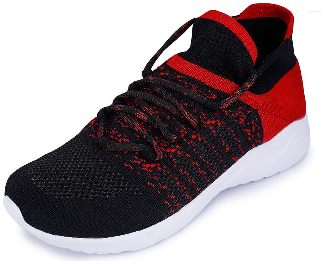 

Trase Men Running Shoes ( Black Red )