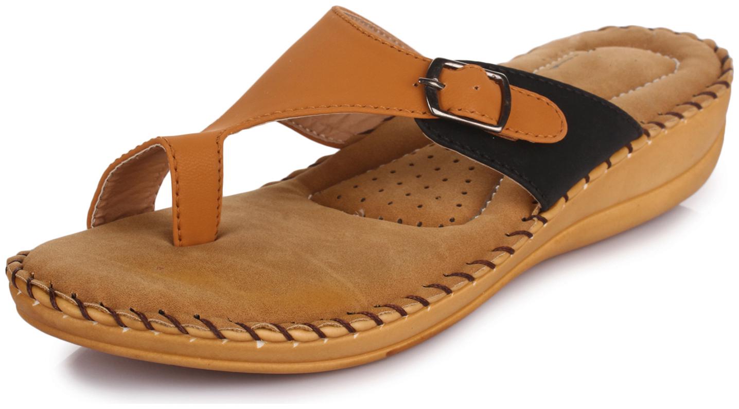 

TRASE Dr - Plus II Black Ortho Slippers for Women (with Comfortable Doctor Sole)-8 UK