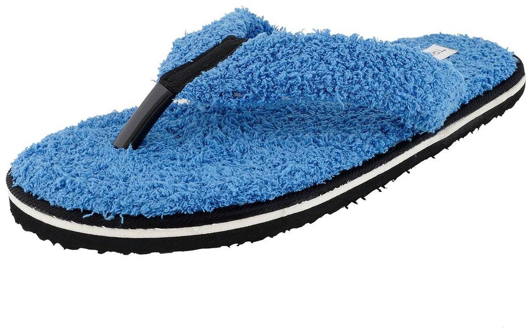 

Travelkhushi Blue Flip Flops - Men- Memory Foam