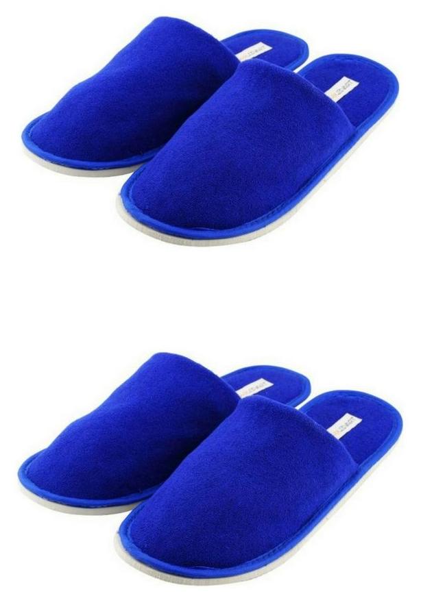 

Travelkhushi Blue Cotton Slippers - pack of 2