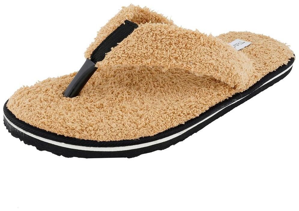 

Travelkhushi Tan Flip Flops- Mens - Memory Foam
