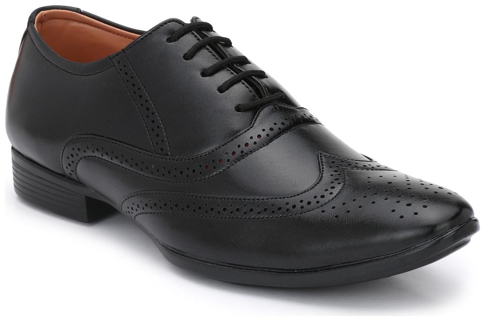 

Trendigo Men Black Oxford Formal Shoes - 28 BLACK BROGUE