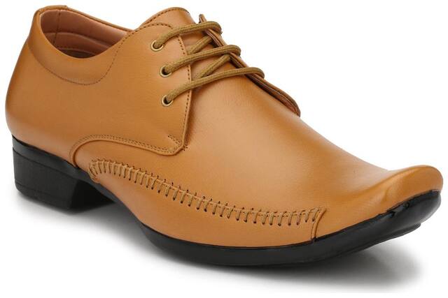 Trendigo Derby Formal Shoes For Men ( TAN )