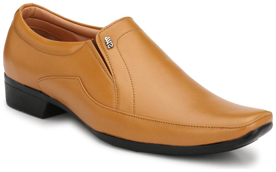 

Trendigo Men Tan Slip-On Formal Shoes - 17 TAN