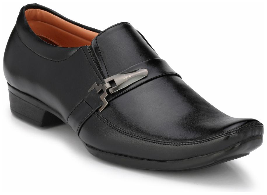 

Trendigo Men Black Slip-On Formal Shoes - 10 BLACK