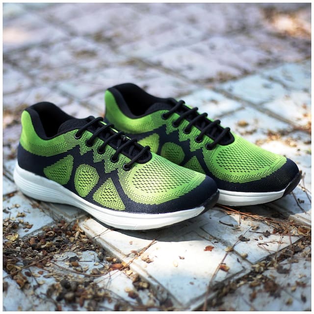 Trendigo Classic Sneakers For Men ( Green )