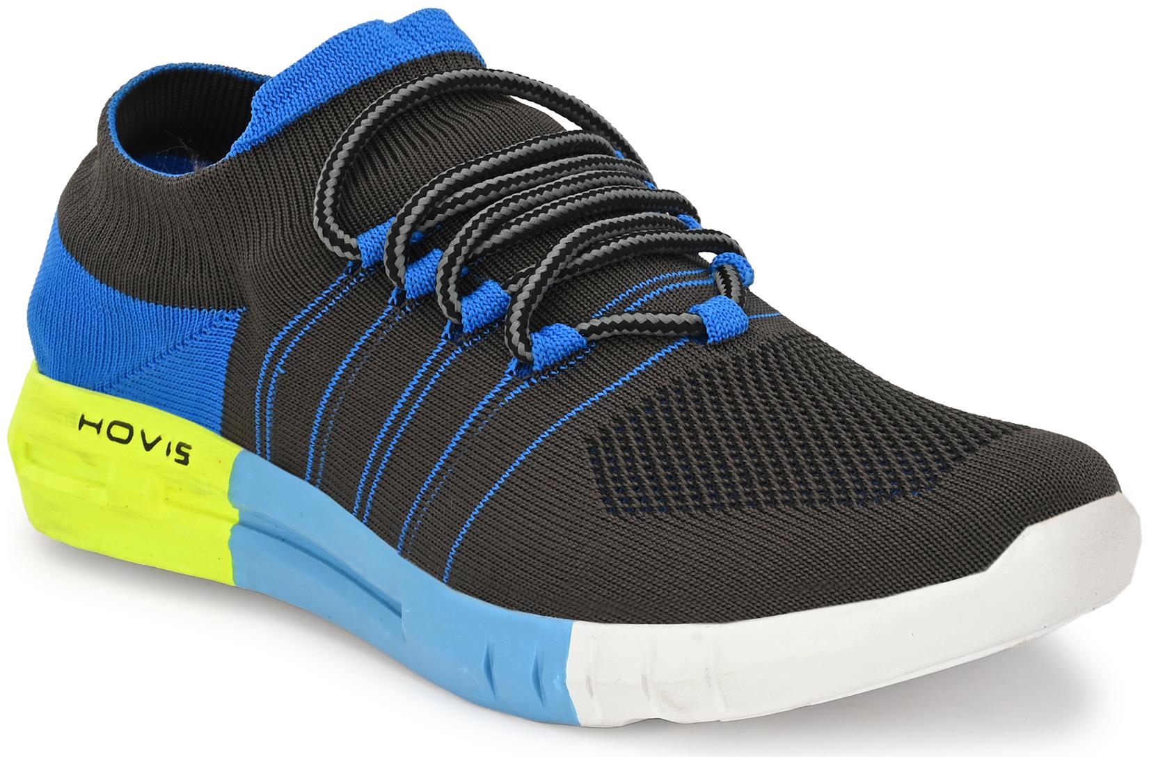 

Trendigo Men Colourblocked Series By Trendigo Walking Shoes ( Grey )
