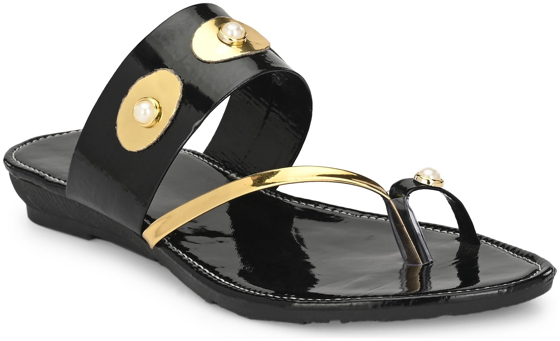 

Trendigo Women Black Sandals