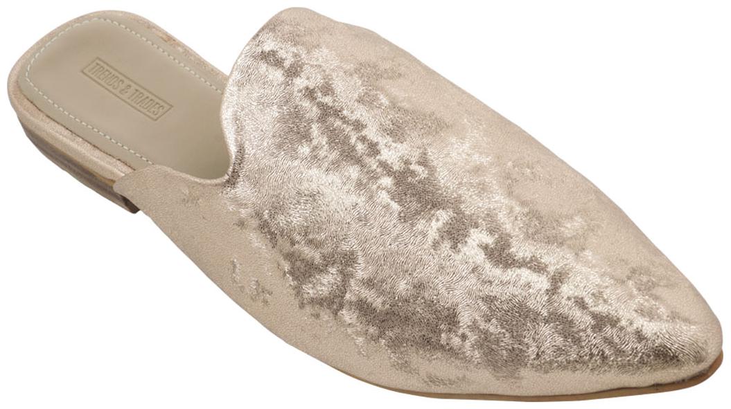

Trends Trades Women Gold Mules