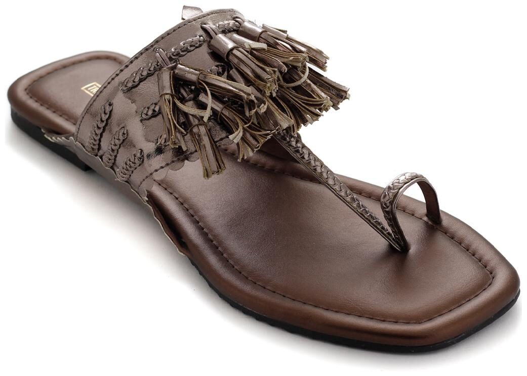 

Trends Trades Women Tan One Toe Flats