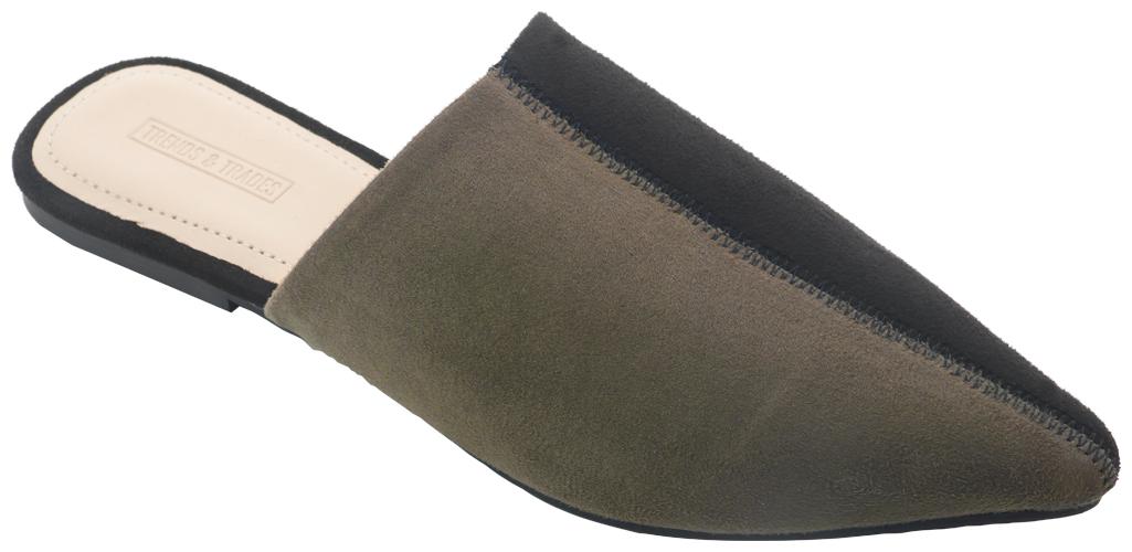 

Trends Trades Women Olive Mules