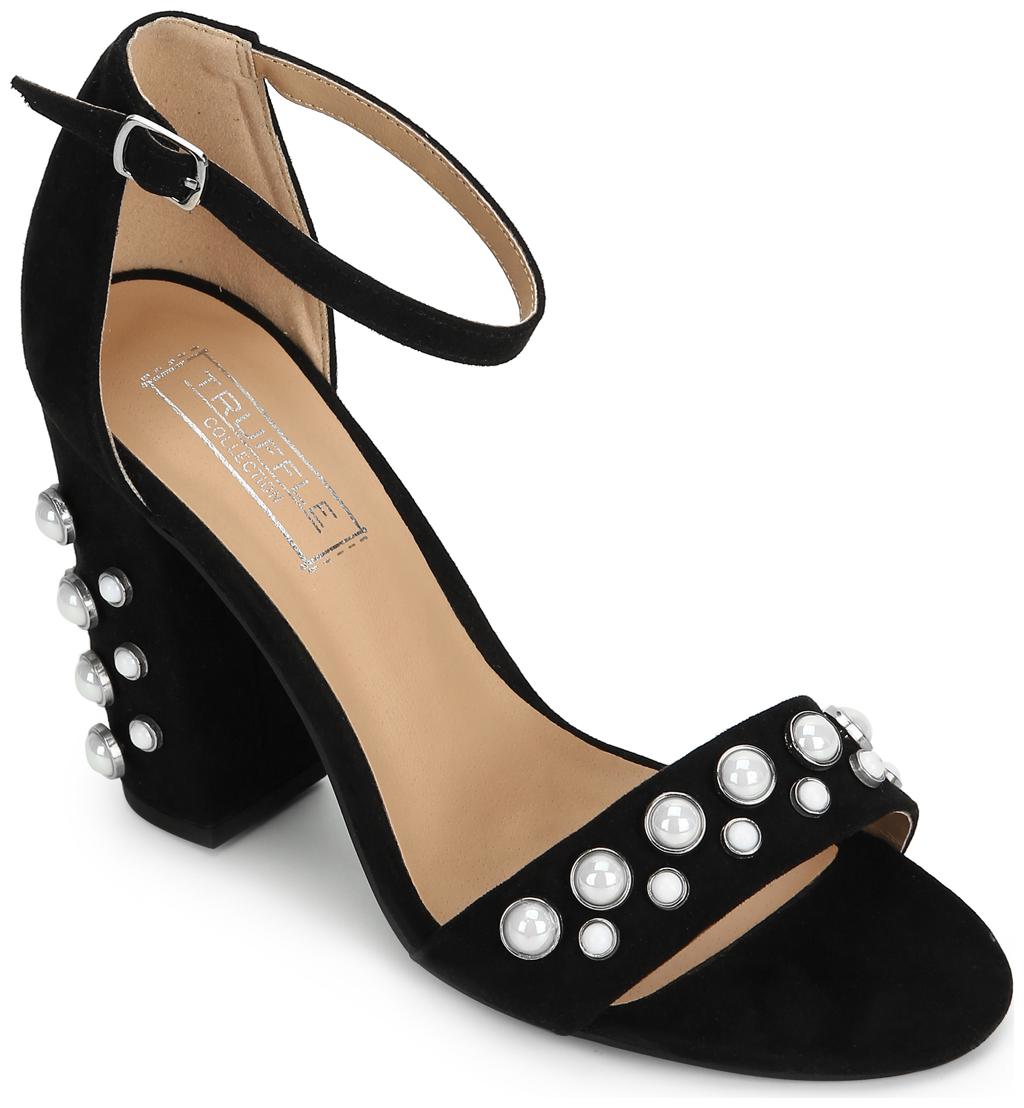 

Truffle Collection Women Black Heeled Sandals