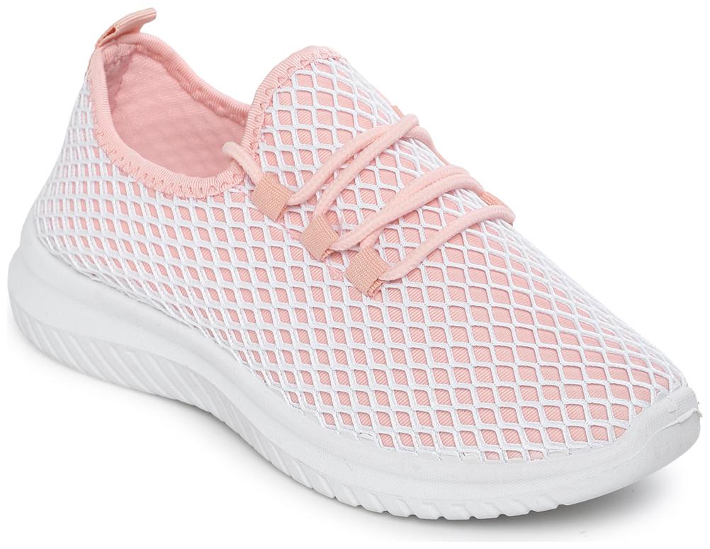 

Truffle Collection Pink Mesh Slip-On Casual Shoes