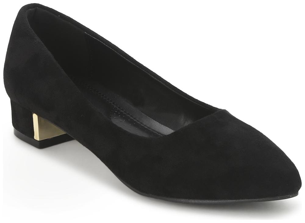 

Truffle Collection Black Micro Low Block Heels
