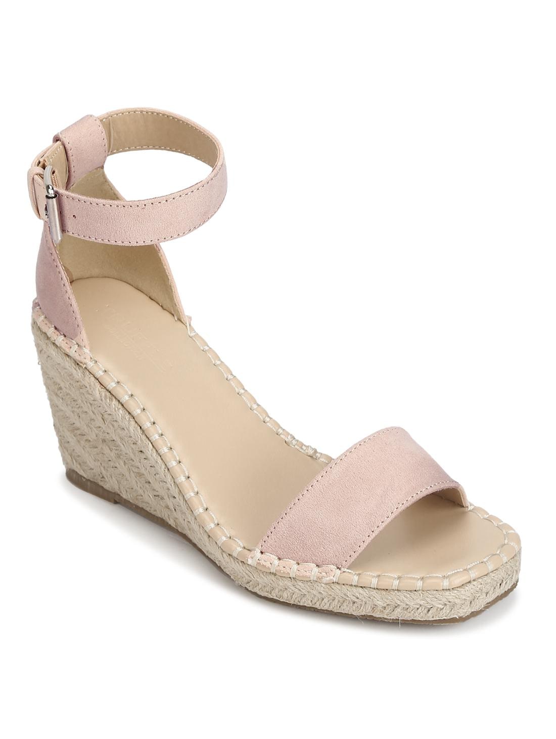 

Truffle Collection Beige Micro Straped Jute Wedges