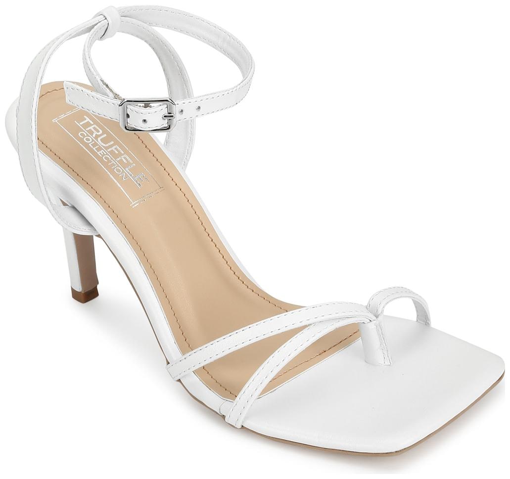 

Truffle Collection Women White Heeled Sandals