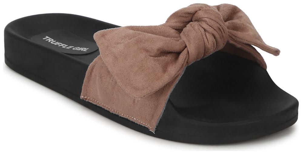 

Truffle Collection Nude Micro Bow Slides