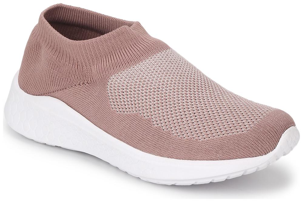 

Truffle Collection Peach Knitted Slip On Loafers