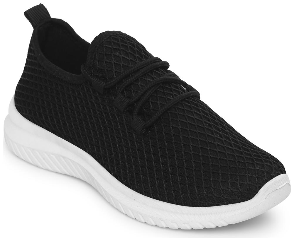 

Truffle Collection Black Mesh Slip-On Sneakers