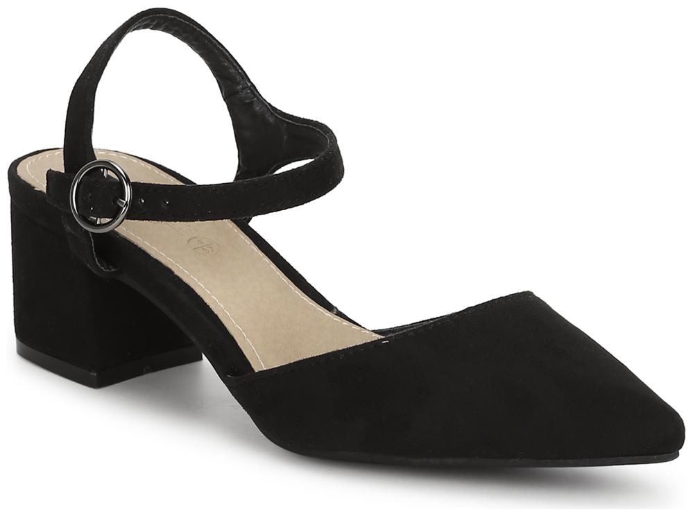 

Truffle Collection Black Micro Block Heels